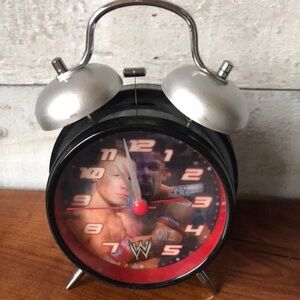 WWE John Cena VS The Miz Wrestlers Twin Bell Alarm Clock 2012